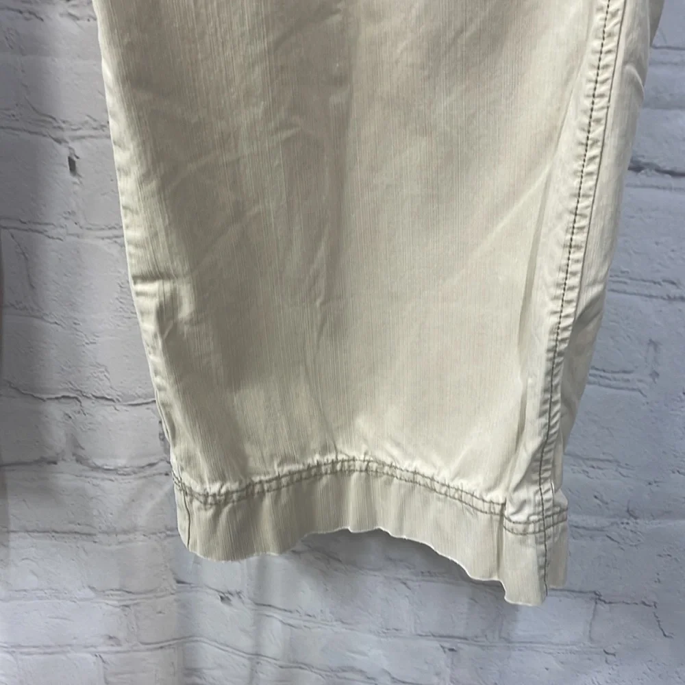 American Eagle Outfitters Y2K Cotton button fly khaki wide leg 10 pants